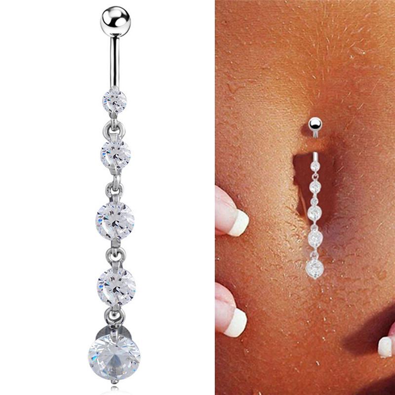 Красота Пупок Кольцо Штанга Пирсинг Ювелирные Изделия