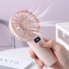 Портативный мини USB настольный вентилятор с цифровым дисплеем для офиса, студента, общежития