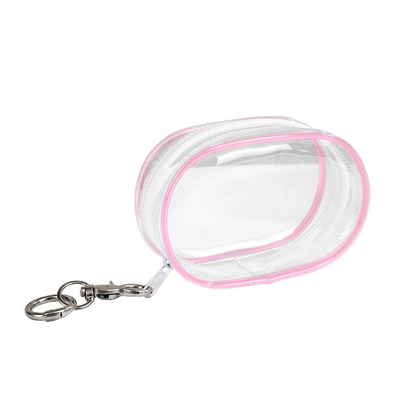 1 шт. ПВХ Прозрачная сумка для хранения Милый кошелек для украшений Сумка для куклы Утолщенная коробка для хранения брелоков