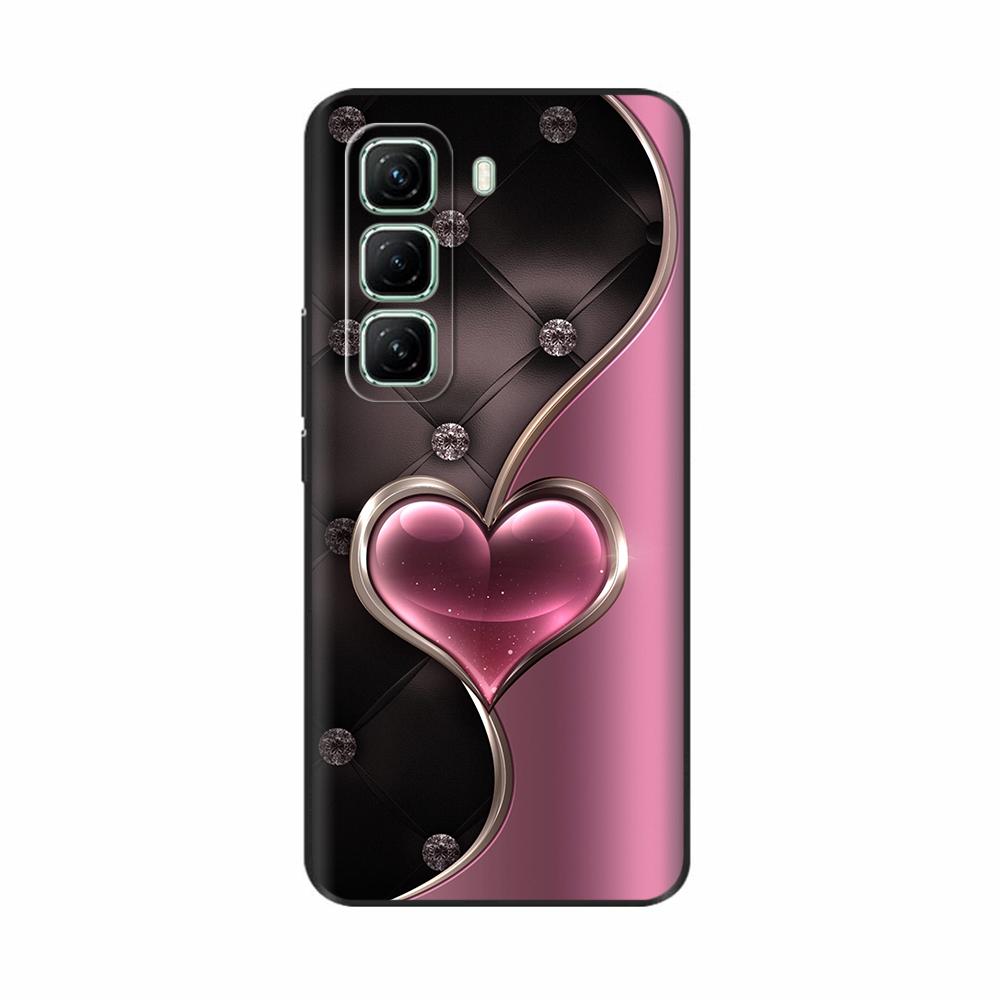 Чехол для Infinix Hot 50 5G 4G Милый узор панды Силиконовая задняя крышка для чехла для телефона Infinix Hot 50 Pro Для Infinix Hot50 Pro Plus