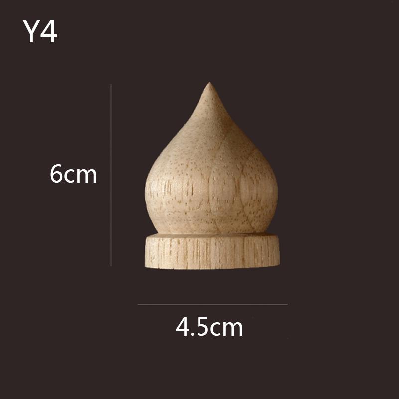 Резьба по дереву, круглая деревянная ножка, мебель для ног, цилиндрический шар, аппликация, декор комнаты в стиле кавайи, украшение для лестницы из дерева в виде льва