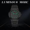 Часы-браслет, квадратные, светящиеся, с ремешком из нержавеющей стали, кварцевые часы, классные, деловые, повседневные, белые, мужские, светящиеся