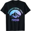 Mount Everest Nepal Himalaya Mountaineer Mountain Souvenir T-Shirt(3)