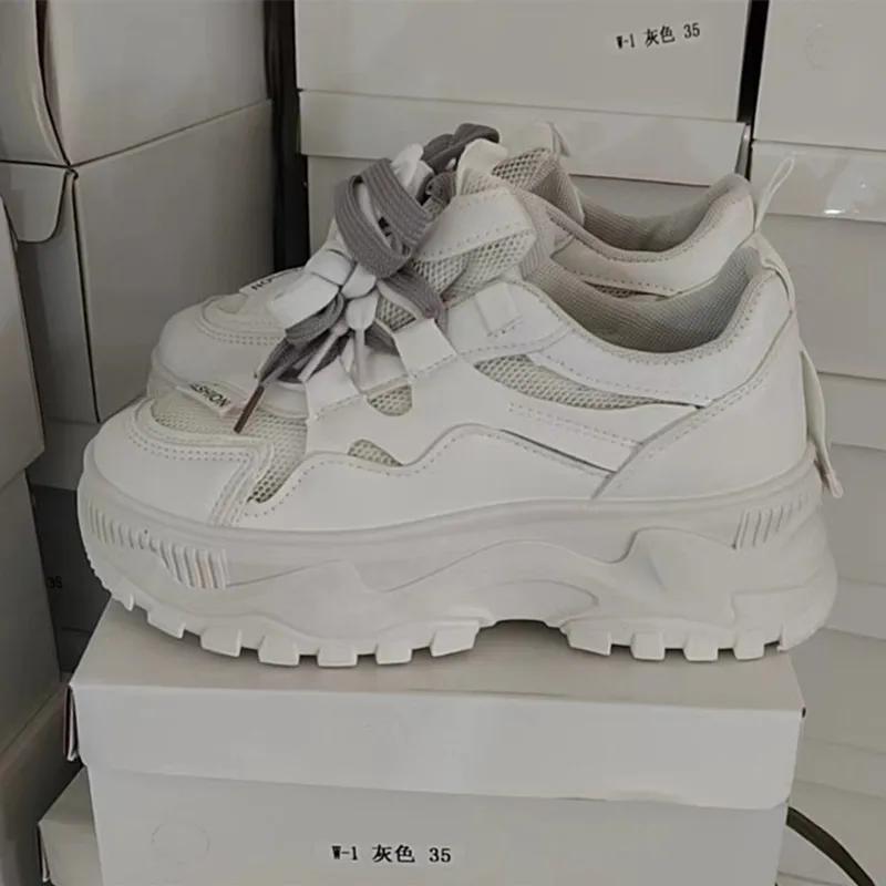 Fashion Fashion Women Sneakers New Women's Vulcanized Shoes Thick Bottom Slip On Female Women Shoes Plus Size