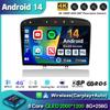 Android 14 Carplay Auto Для Peugeot 308 308SW 2007-2015 408 2012-2020 Автомагнитола GPS Мультимедийный Видеоплеер Стерео WIFI+4G DSP