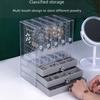 Velvet 3-Layer Acrylic Jewelry Organizer Box