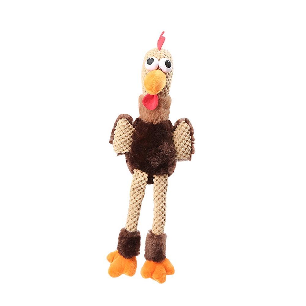 Plush Outer Turkey Dog Toy Soft Fabric Puppy Teething Toy Interactive Dog Toy Puppy Training