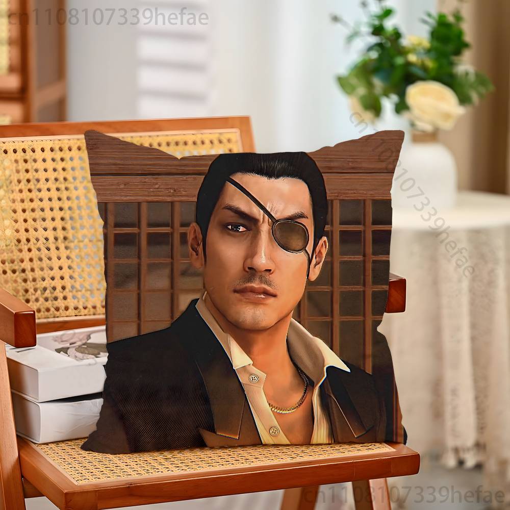 Goro Majima Game YYakuza Throw Pillow Case For Decoration 30cm 50cm 55cm Square Home Pillowcase Case