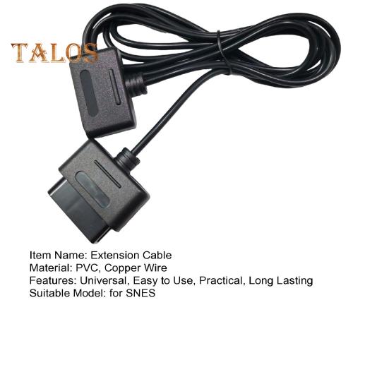 Удлинительный шнур игровой консоли, не спутывающийся, Plug-Play, удлинительный кабель с корпусом из ПВХ, аксессуары для консоли развлекательной системы для SNES