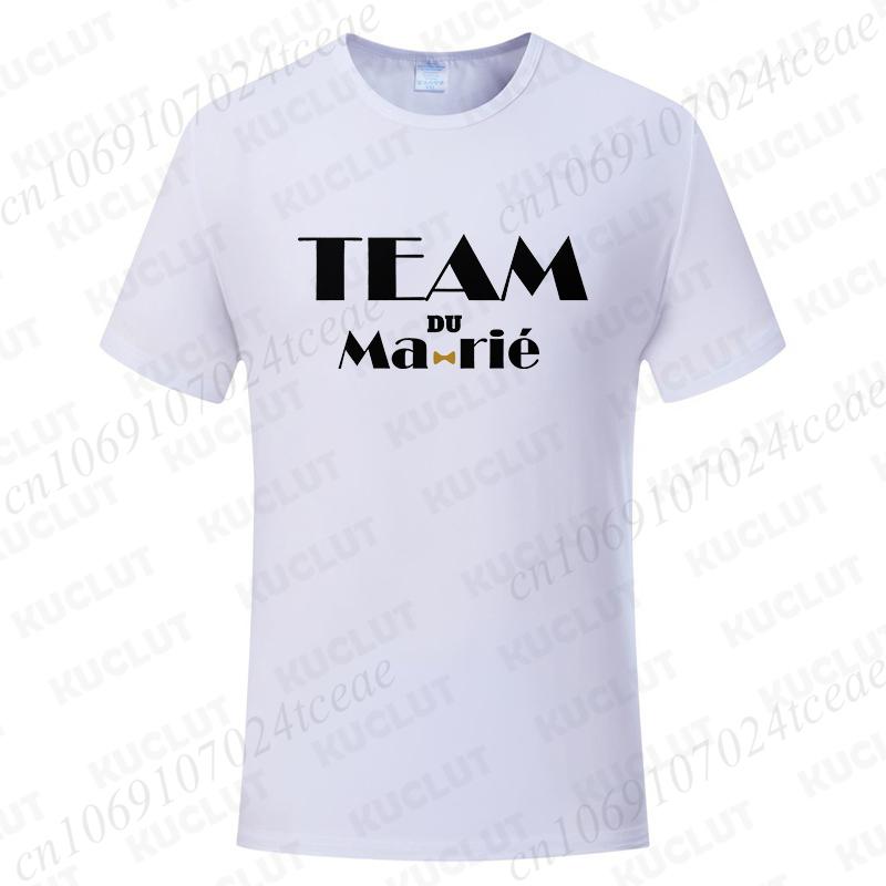 French Evg Team Future Groom Best Unisex Tshirt Wedding Party Squad Groomsunisex Tops Boyfriend Single Farewell Bachelor Party Tees