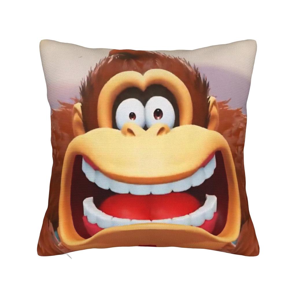 Декоративные наволочки Игры Donkey Kongs Bananza Мерч для дома Наволочка для декоративной подушки Прямая поставка Несколько размеров