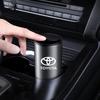 Автомобильная наклейка Для Toyota Camry corolla Yaris verso auris C-HR Алюминиевый Автомобильный Мусорный Бачок Авто Органайзер Сумка для Хранения Пепельница авто