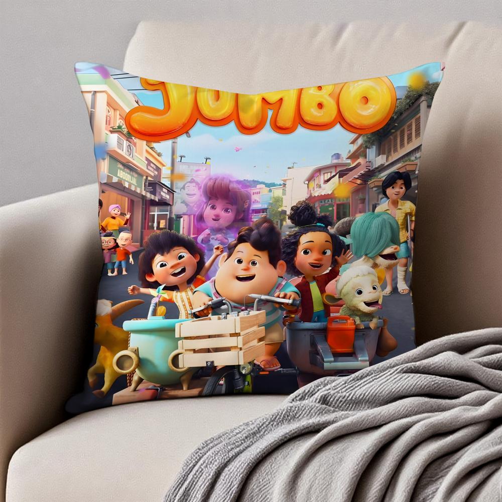 Classical cute JJumbo Casual daily Cushion Cover Pillowcase Antidustmite Invisible Zipper Short Plush Sofa Cushion