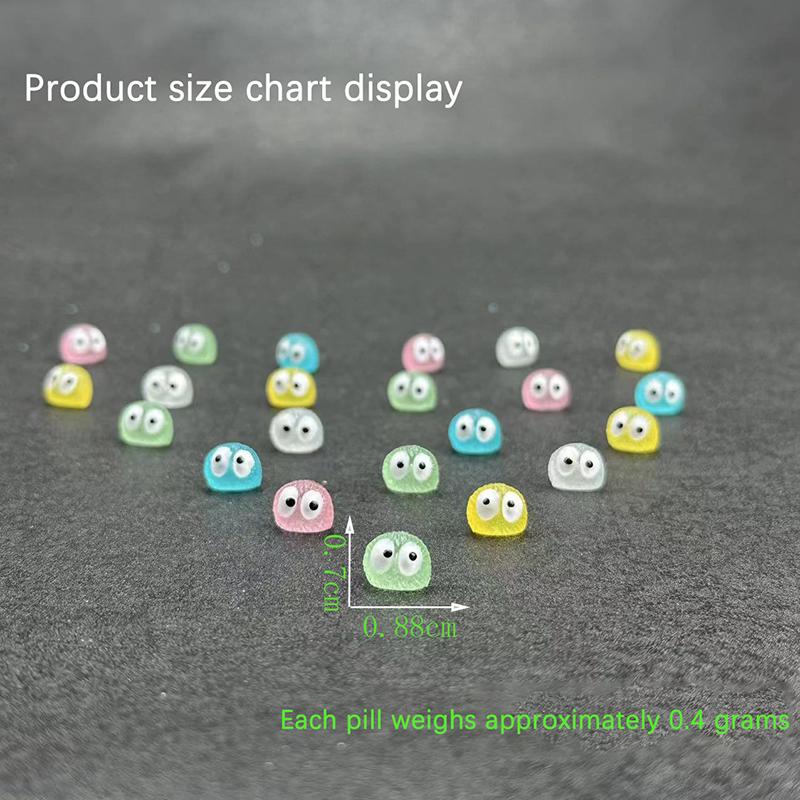 10 шт. светящихся брикетов, эльфийские черные шары, фигурка утки-спрайта, домашний декор, светящаяся миниатюрная фея, аксессуары для украшения сада