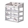 Dustproof Makeup Organizer with Drawer: Lipstick, Skincare, Mask, Brush Vanity Shelf