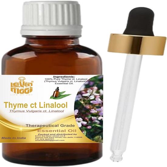 Levenmooi Thyme ct. Linalool (Thymus vulgaris) Pure & Natural Therapeutic Grade Essential Oil Glass