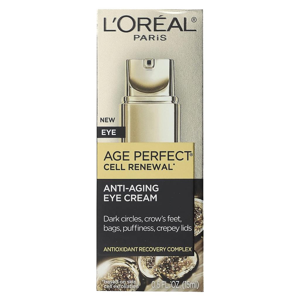 L'Oréal, Age Perfect Cell Renewal, Anti-Aging Eye Cream, 15 Ml (0.5 Fl Oz)