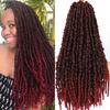 1- 4 packs Passion Twist Crochet Braiding Hair Pretwisted Curly Hair Passion Twists Synthetic Braiding Hair Extensions for Women