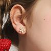 Dana Burton Erica Mini Blossom Flower Earrings