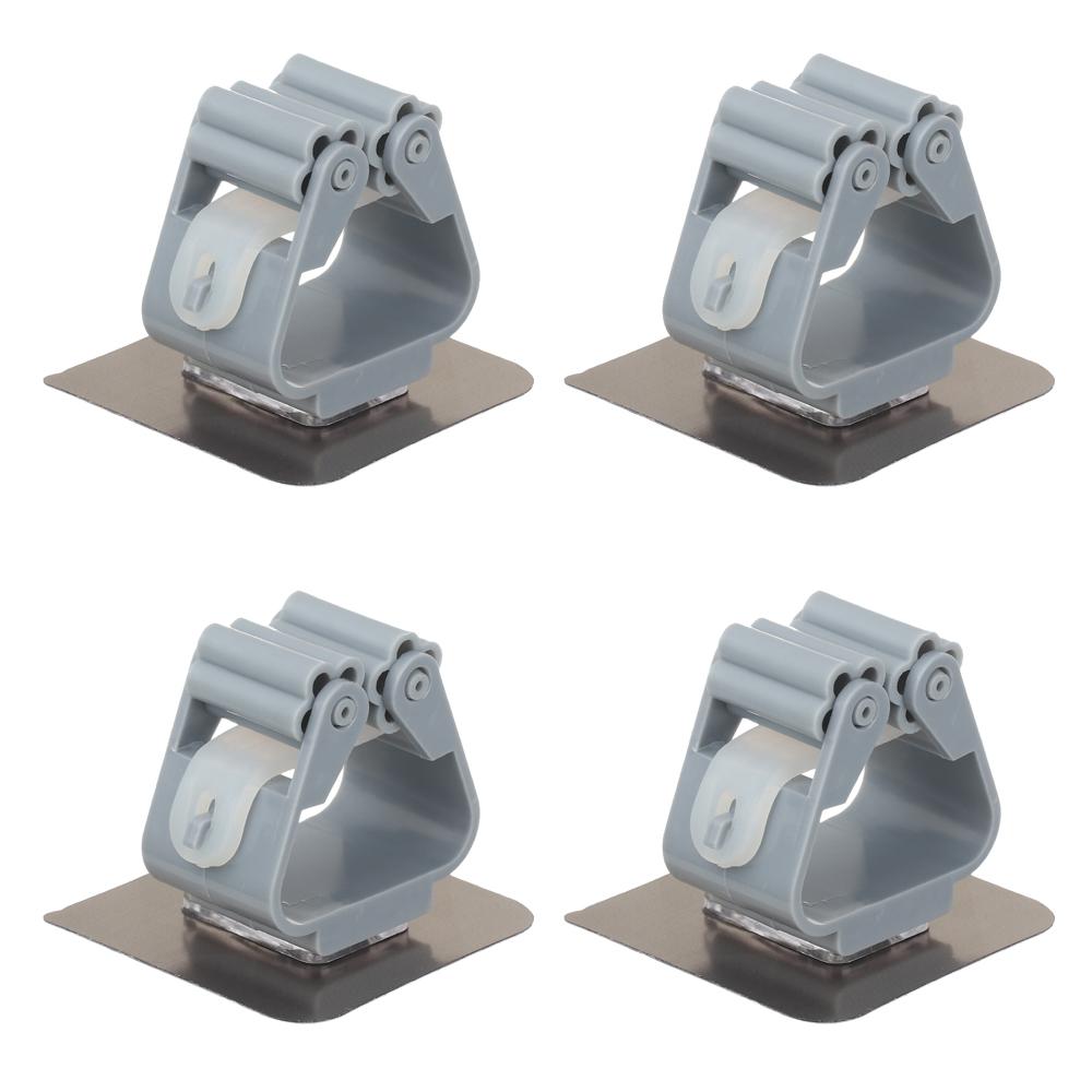 Органайзер для ванной комнаты, самоклеящаяся вешалка для метлы, пружинный зажим, настенные крючки, держатель для швабры