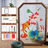 Handmade Cloisonn Enamel Tea Tray DIY Kit With Tools - Classical Chinese Style Decorative Art Craft Home Office Salon Workshop