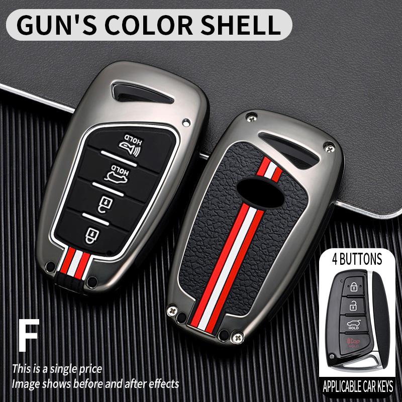 Чехол для ключа автомобиля Крышка Корпус Держатель брелока Для Hyundai Grand Santa Fe IX45 GENESIS EQUUS AZERA 2013 2014 2015 2016 Аксессуары для брелока