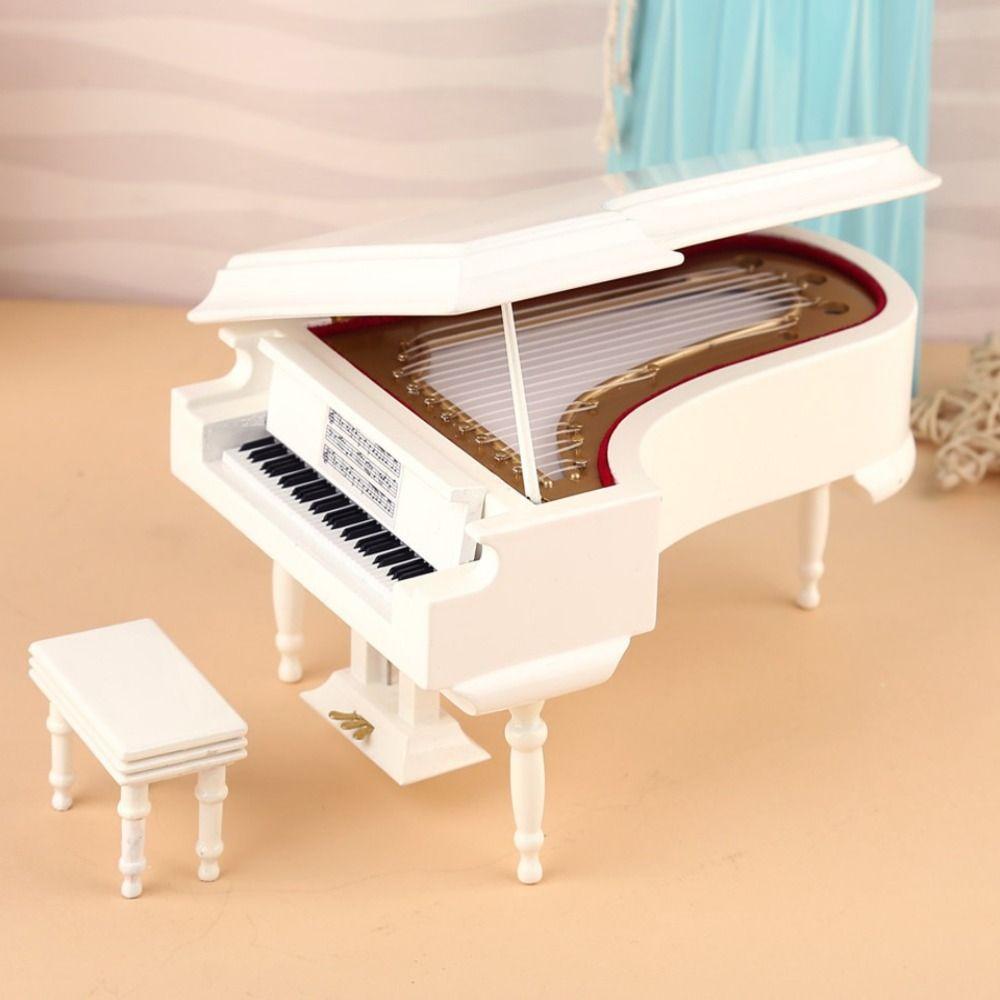 Мини-пианино ручной работы, деревянный музыкальный инструмент, 2025, декоративные подарки