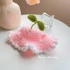 Handcrafted Crochet Pet Hat With Floral Dogs Cats - Cute Costume Accessory In Multiple Colors