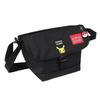 Genuine Product Messenger Bag Nylon Messenger Bag Flap Zipper Pocket Pokemon Pikachu Black [Manhattan Portage] [Official]