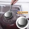 Stainless Steel Pot Brush, Kitchen Specific Washing Pot Steel Wire Ball Brush