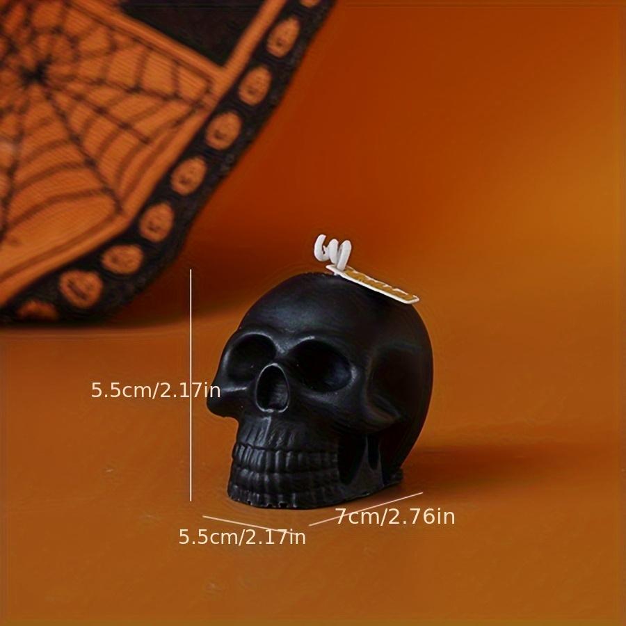 1 шт. Свеча Тыква Череп на Хэллоуин Украшение для вечеринки Ароматическая свеча Декоративный орнамент Праздничный подарок Реквизит для фото