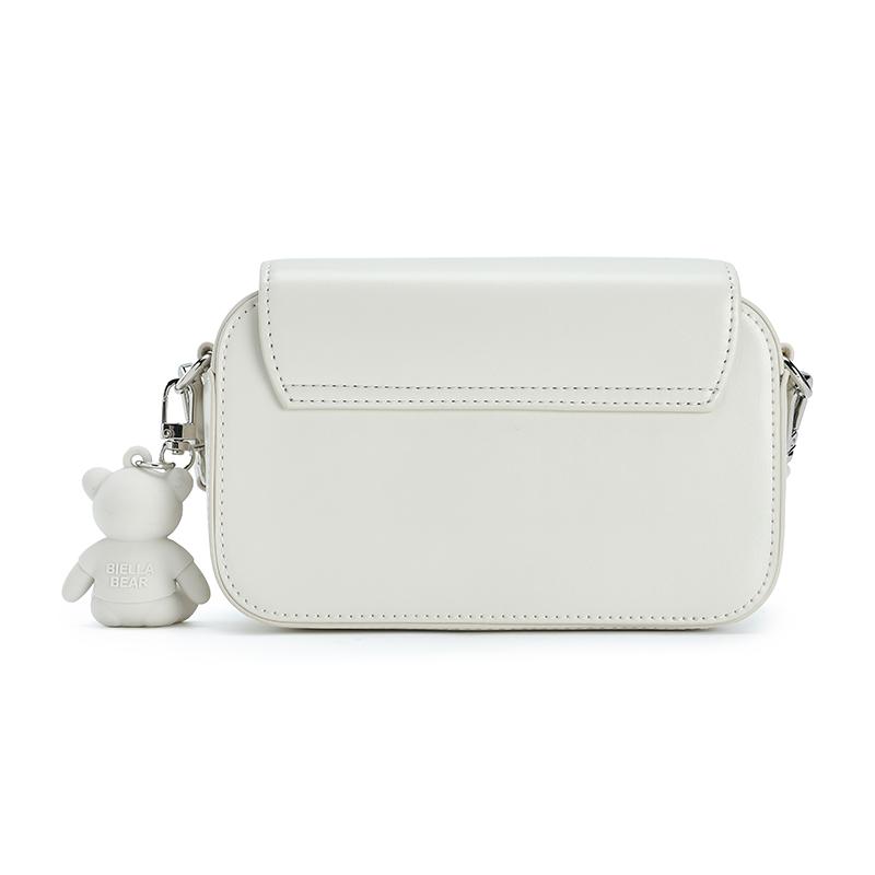 New FILA Polyurethane With Synthetic Leather Crossbody Bag, Shoulder Bag Mini Women's Moonlight Gray F13W439173FGY