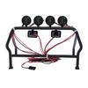 Simulation Metal Roll Cage with 6 LED Lamp For 1/10 Remote Control Car Modification Accessories Scratch Resistant Part