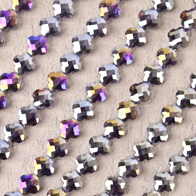 Гальванизированный четырехлистный клевер шерпа бисерные аксессуары для изготовления ожерелий своими руками