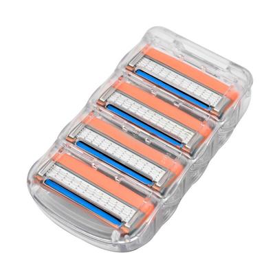 Новые 4 шт./лот бритвенные лезвия для мужчин, острый триммер, опасная бритва, ручная пятислойная бритва