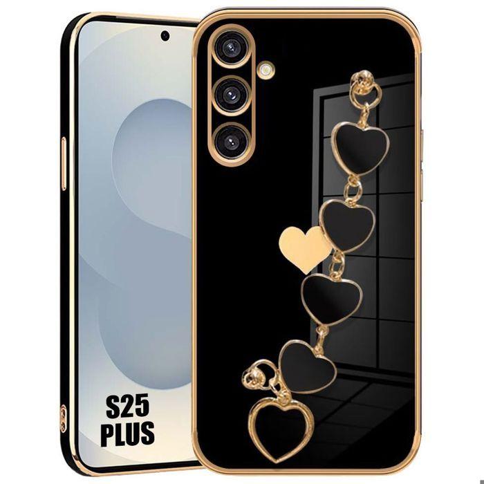 Case for Samsung Galaxy S25 Plus (S25+) Ultra Slim Scratch Protection with Bracelet - Black