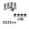 15 Pairs Bike Bicycle Stainless Steel Crankset Bolts Crank Chainwheel Chainring Set