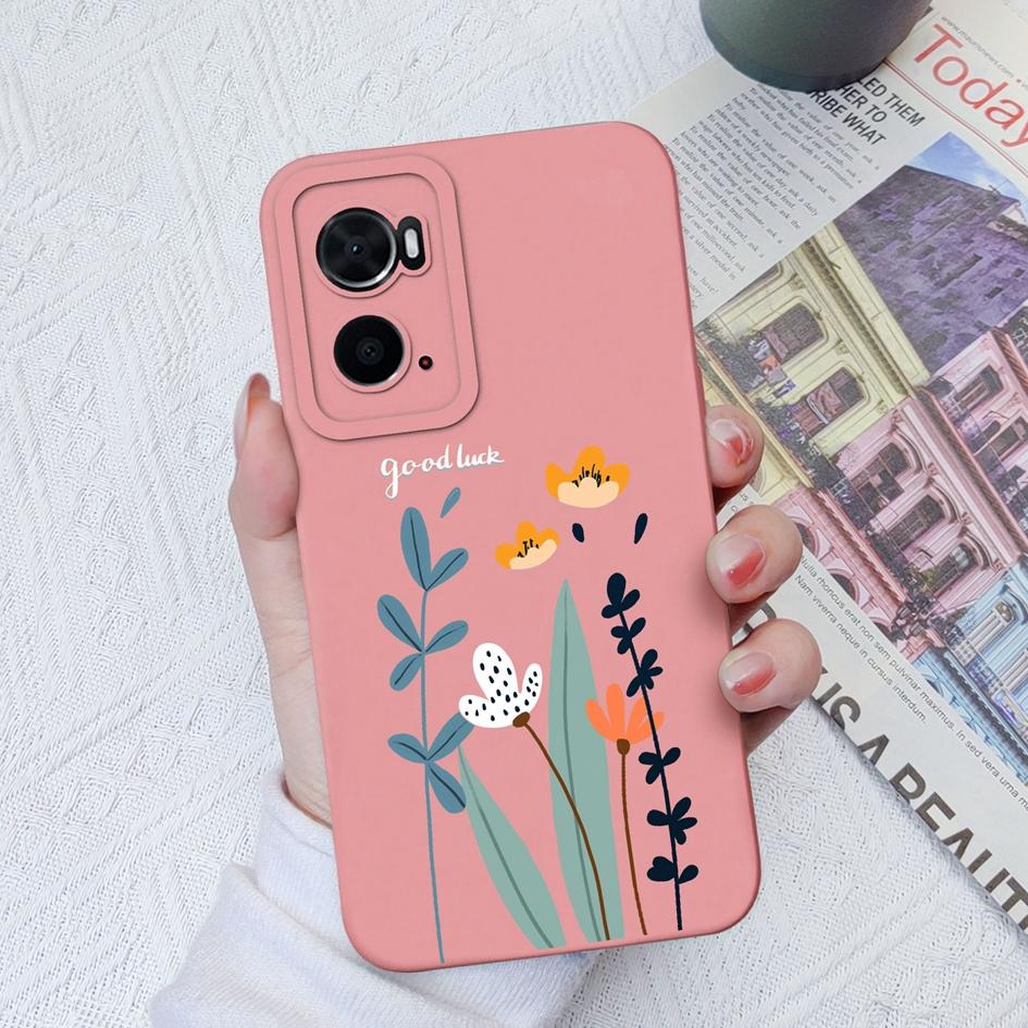 Phoone Case For OPPO A76 A73 A93 A74 A96 A78 A94 A8 A9X Cover Fashion Design Avocado Shockproof Screen Protector Matte Soft Silicone For OPPO Bumper
