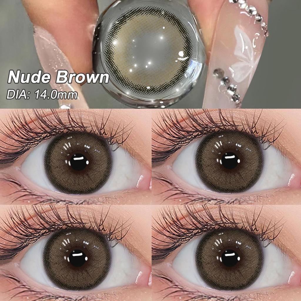 Magister Цветные линзы с диоптриями -1,00 ~-6,00 Линзы для близорукости Цветные контактные линзы с коррекционными линзами для глаз по рецепту для зрения