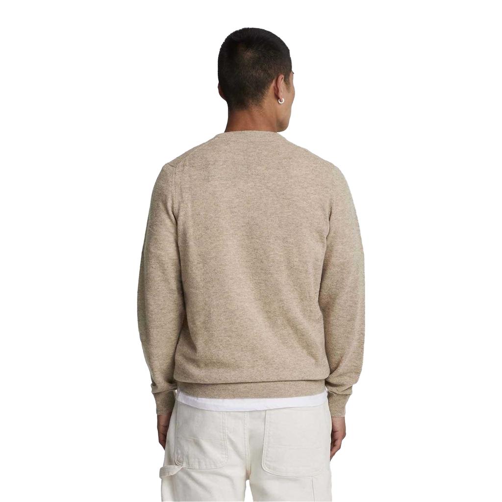 Lyle & Scott Mens Lambswool Round Neck Jumper