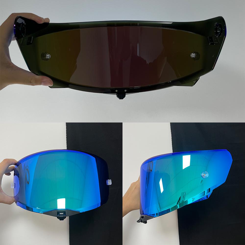 TT REVO High-Def Electroplated Lens for Day/Night Use with UV Protection – Fits TT REVO Motorcycle Helmet.