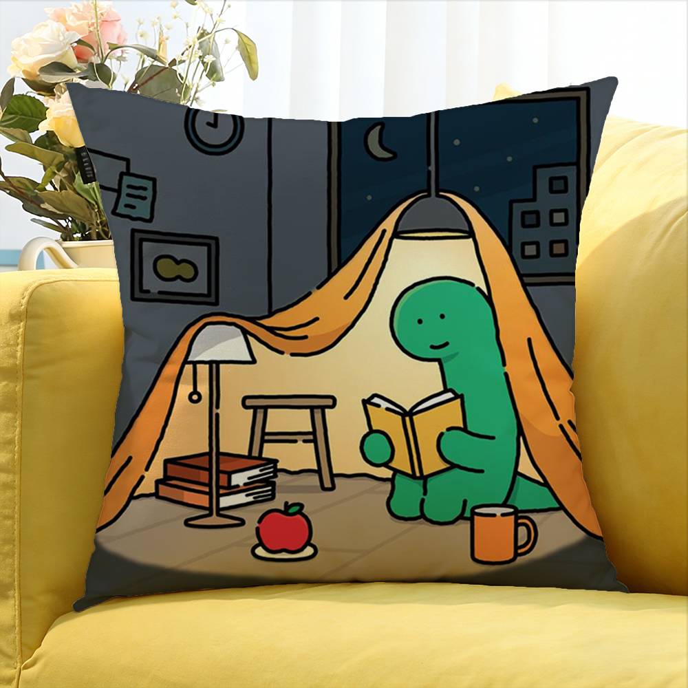Cartoon JJoguman SStudio Various Sizes Square Pillow Case For Car Home Bedchamber Decor