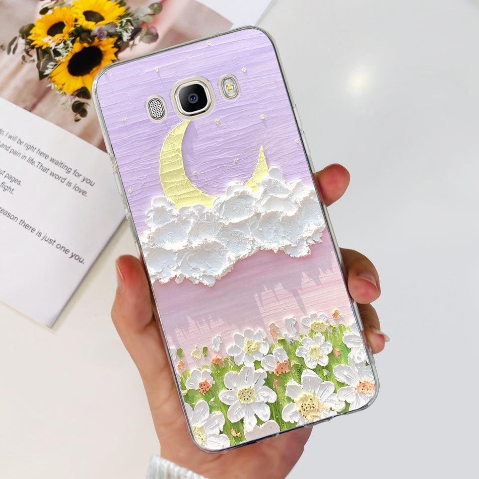 For Funda Samsung Galaxy J5 2016 Phone Case Cute Cat Dinosaur Soft Silicone Cases For Samsung J5 2016 J510 Back Cover Bumper