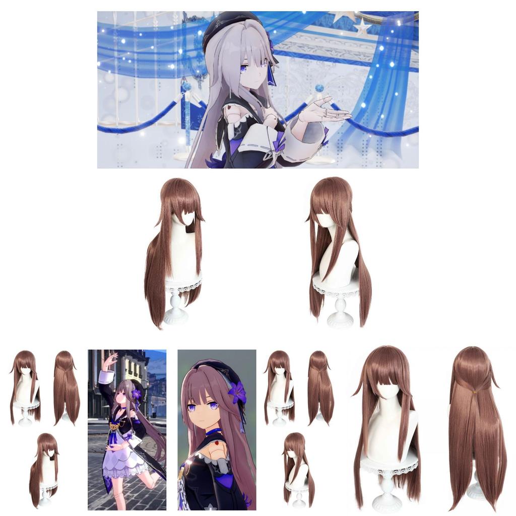 High-quality Imported Fiber Honkai Star Rail Herta Wig For Cosplay And Parties