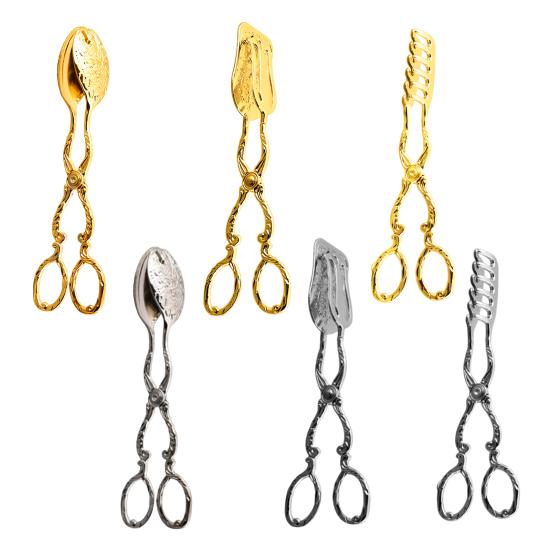 Щипцы для хлеба, зажим для торта, арабский винтажный стиль, зажимы для шведского стола, щипцы для сервировки барбекю, для кухни, домашней выпечки тортов, десертов, жарки салатов, гриля