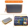 908B Blue All-in-One Soldering & Desoldering Kit with Multimeter, 60W Adjustable Soldering Iron for Electronics Repair, Includes 5 Tips, Solder, Pump