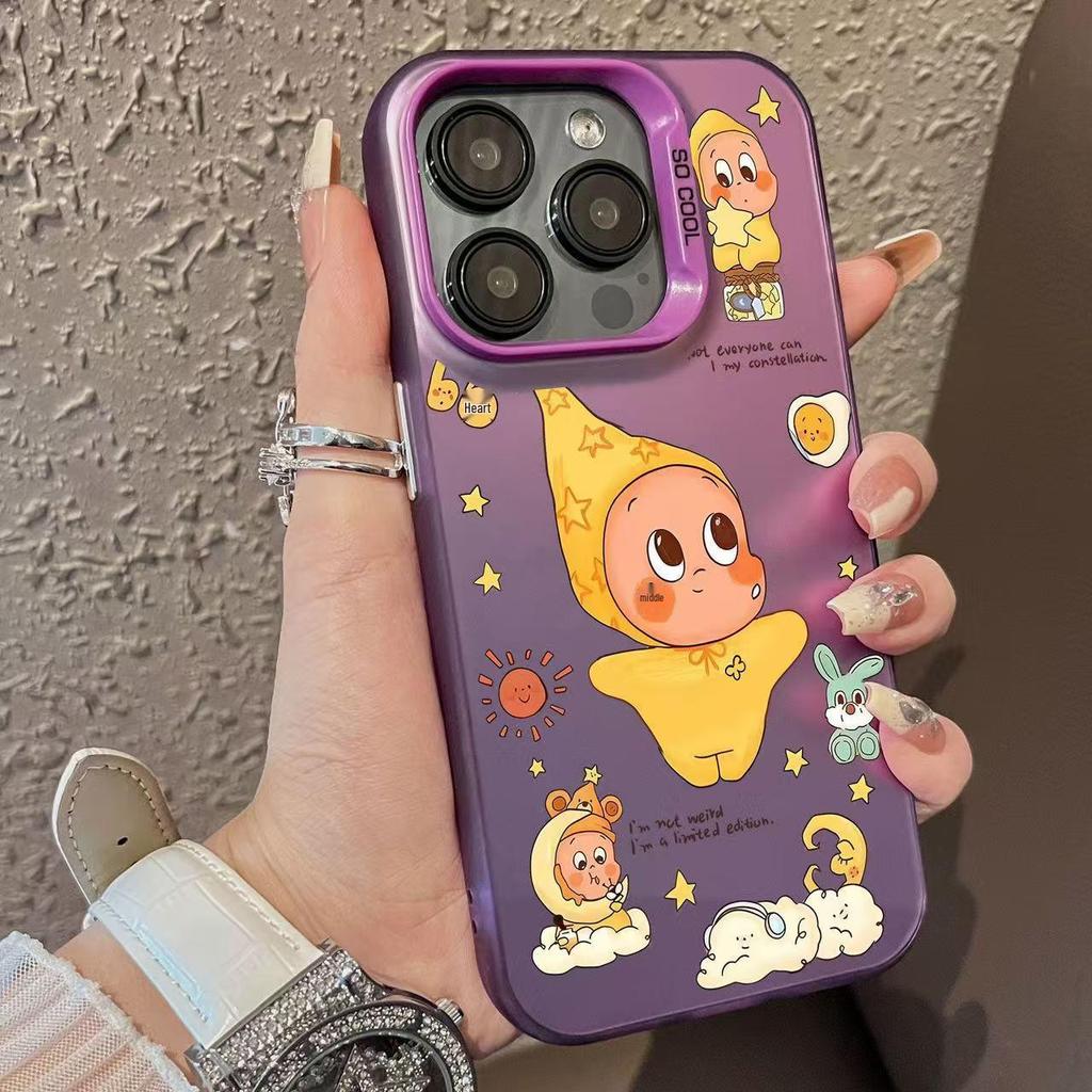 Модный Мультяшный Цветок Кролик Звезда Чехол для Телефона для Apple iPhone 17, 16 Pro, 15 Pro, 14, 13