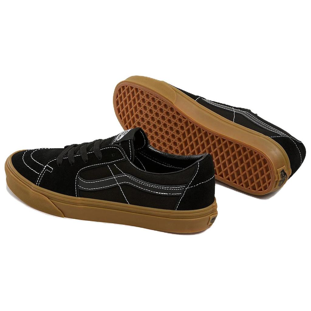 Vans Sk8-Low черные резиновые кроссовки унисекс VN0009QRCJJ