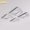 Front Bumper Guard Sticker for 16 GLC Models - Electroplated Decorative Trim for Lower Guard.