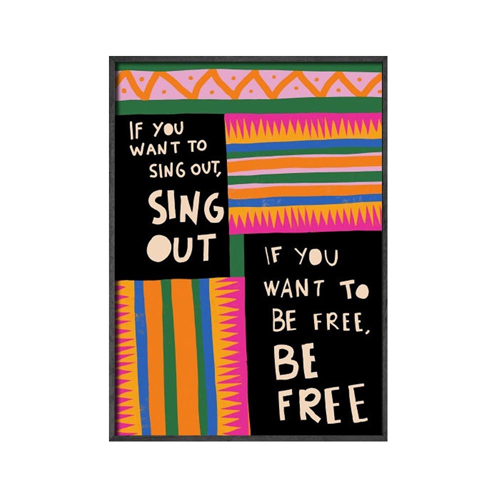 Феминистский мультяшный художественный принт, картина, мотивационная цитата, позитив, уход за собой, холст, постеры для девочек, настенный домашний декор, фотографии